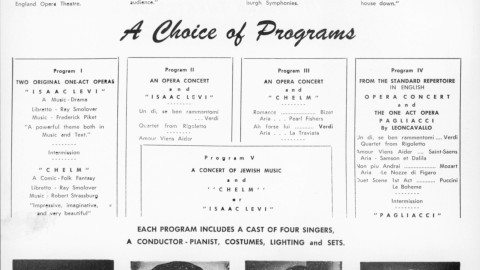 A Choice of Programs