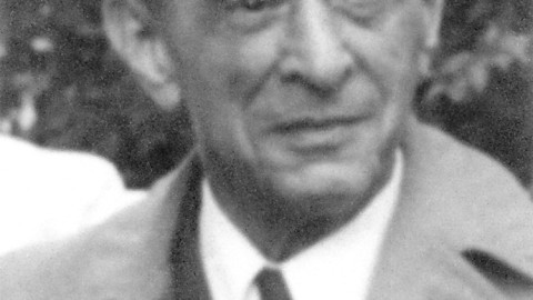 Composer Arnold Schoenberg