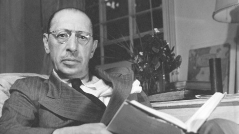 Composer Igor Stravinsky.
