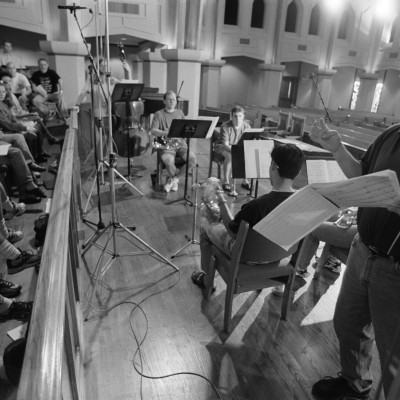 Conductor Timothy Koch and members of the Southern Chorale