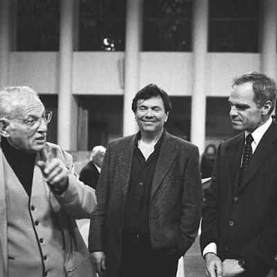 Herman Berlinski, Gerard Schwarz, Richard Sandler & Lowell Milken