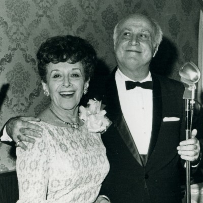 Herman Yablokoff with wife Bella Meisel