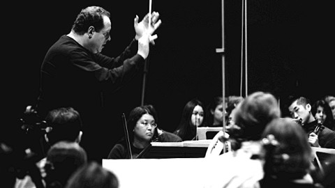 Kenneth Kiesler and members of the University of Michigan Opera Theater