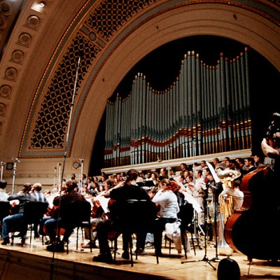 Kenneth Kiesler and members of the University of Michigan Opera Theater