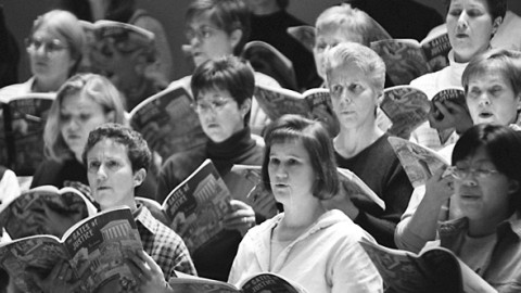 Members of the Baltimore Choral Arts Society