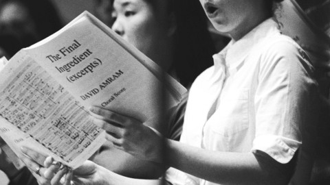 Members of the University of Michigan Opera Chorus