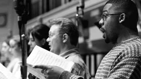 Members of the University of Michigan Opera Chorus