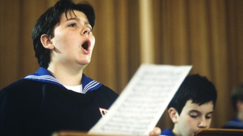 Members of the Vienna Boys Choir