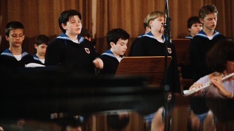 Members of the Vienna Boys Choir