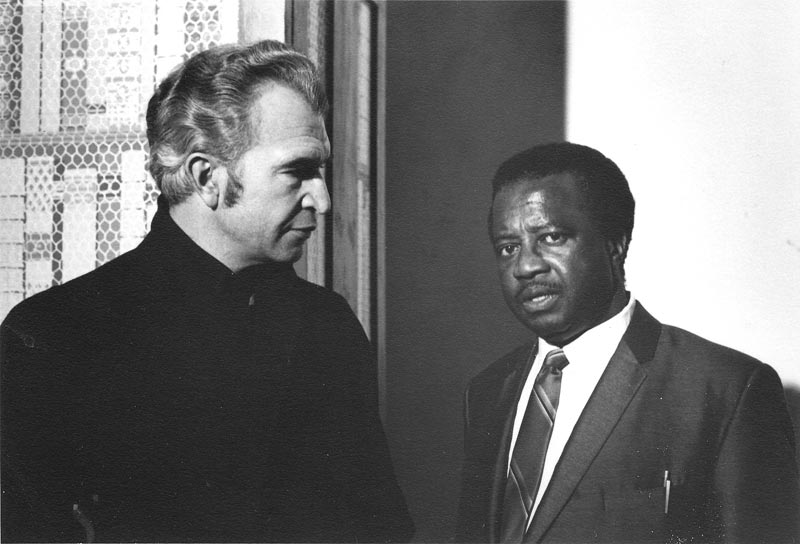 Dave Brubeck with activist Ralph Abernathy